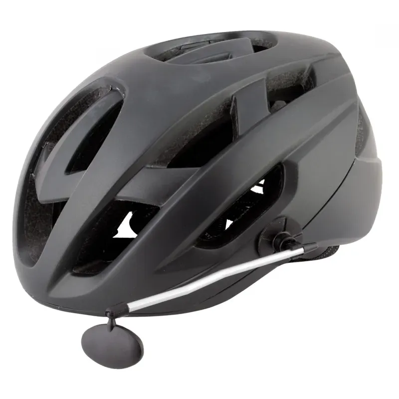 Sunlite Sport Helmet w/Eyeglass Mount Mirror in Black