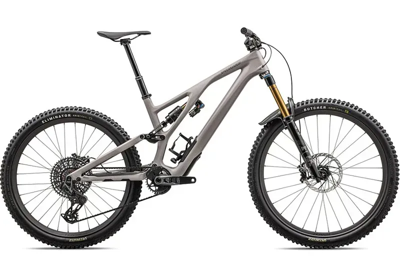 Specialized Stumpjumper EVO Pro T-Type Trial Bike in Dune White/Dove Gray/Cool Gray/Amber Glow/Smoke