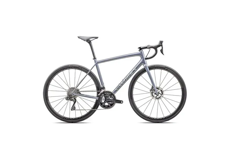 Specialized S-Works Aethos Dura-Ace Di2 Road Bike in Glacial/Red to Gold/Silver
