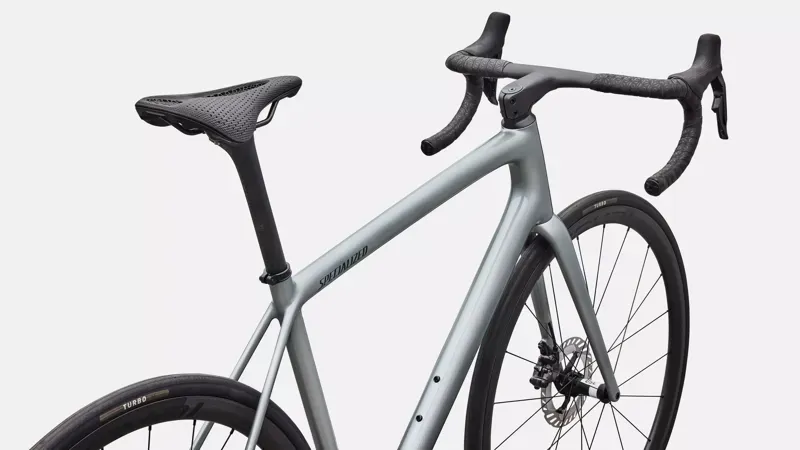 Specialized Aethos 2 Pro Shimano Ultegra Di2 Race Bike in Shadow Silver-3