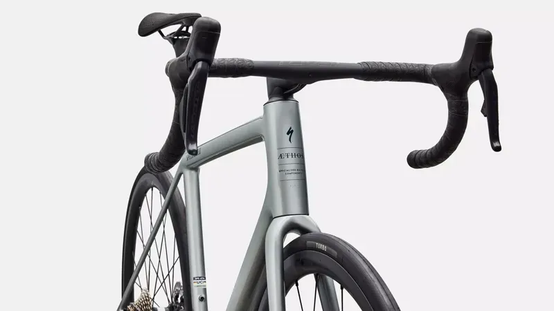 Specialized Aethos 2 Pro Shimano Ultegra Di2 Race Bike in Shadow Silver-4