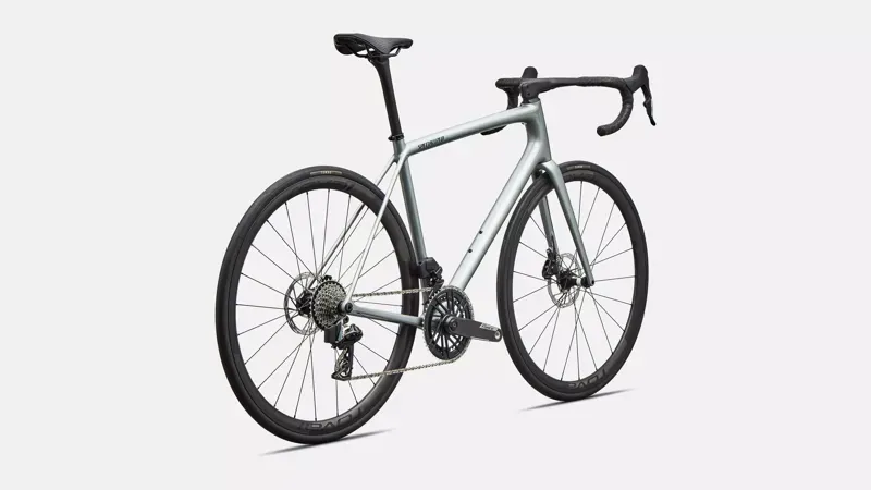 Specialized Aethos 2 Pro SRAM Force AXS Race Bike in Shadow Silver-2