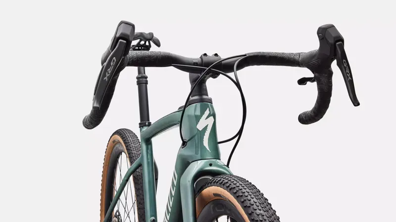 Specialized Turbo Creo 2 Expert Shimano GRX Di2 eROad Bike in Fjord Metallic-4