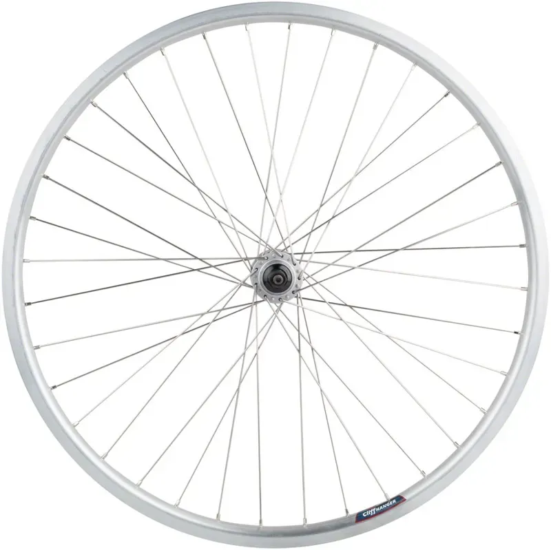 Quality Wheels Value HDS. 700c QR135mm RB HG10 Cl. 36h RW in Silver-4