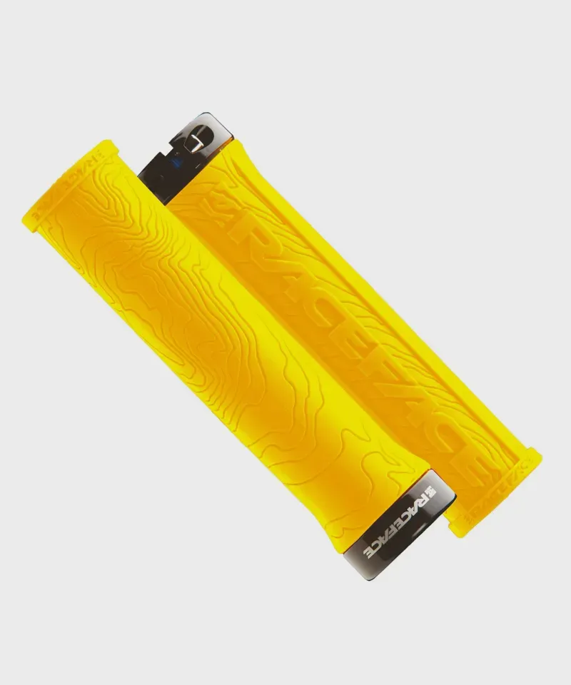 Race Face Half Nelson Lock On Grips in Yellow