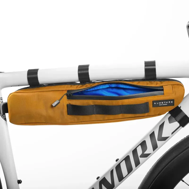 Almsthre L/XL Signature Frame Bag in California Gold-4