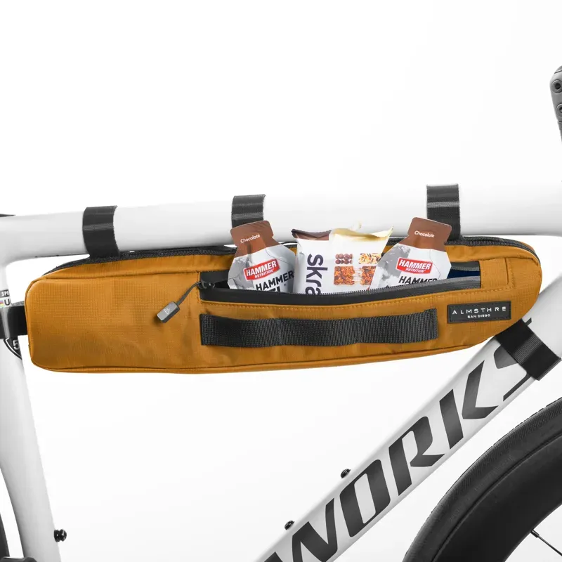 Almsthre L/XL Signature Frame Bag in California Gold-5