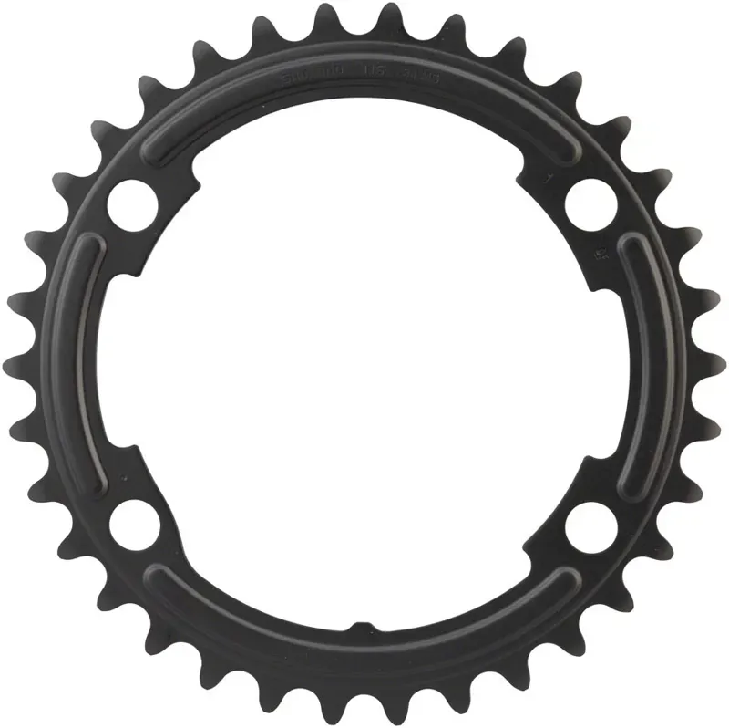 Shimano 105 FC-R7000 39-tooth 4x110 BCD Asymmetric Chainring in Black