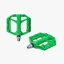 Shimano PD-GR400 Deore Flat Pedals in Green