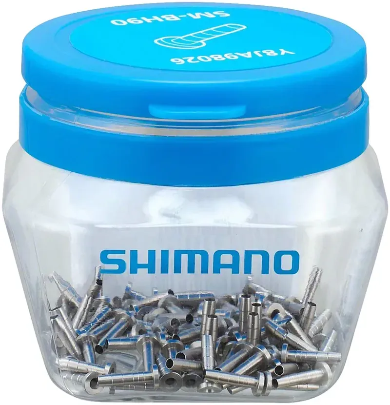 Shimano BH90 Brake Hose Connecting Insert 100 Pcs in Silver