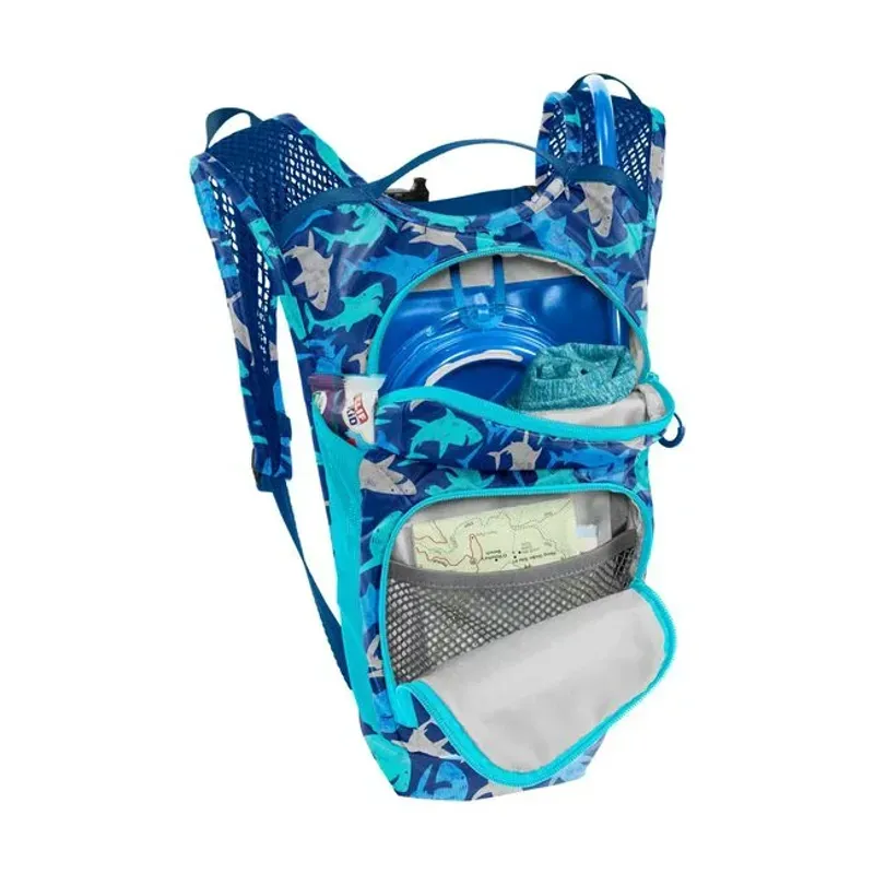 Camelbak Kids' Mini MULE 3l Hydration Pack w/1.5l Reservoir in Sharks-4