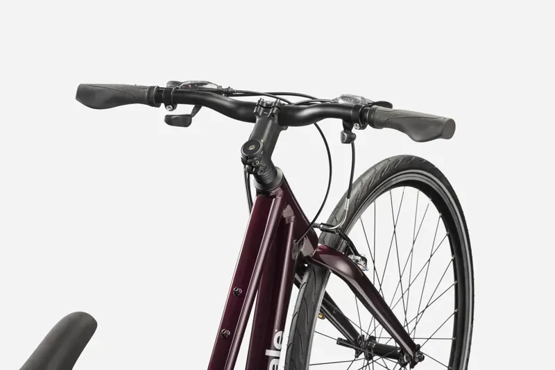 Cannondale Quick 4 StepThru Hybrid Bike in Royal Purple-2