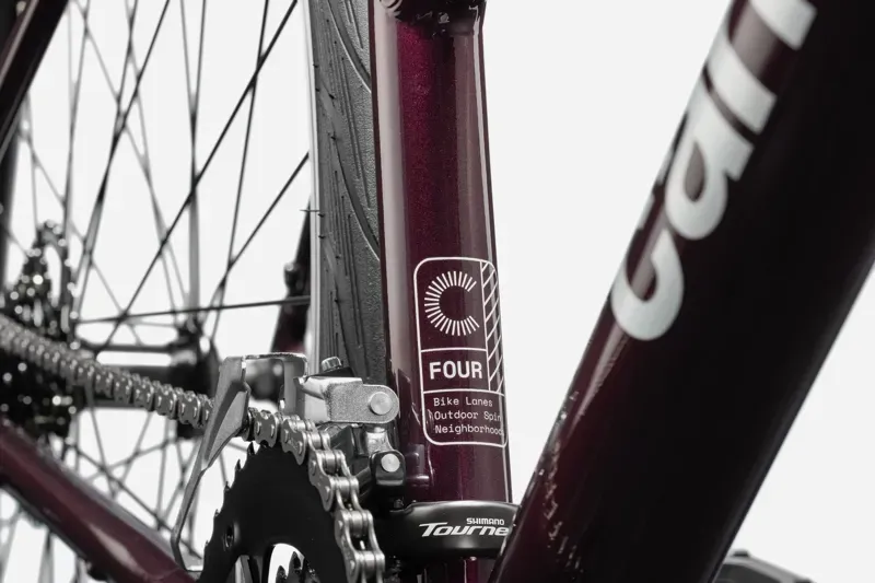Cannondale Quick 4 StepThru Hybrid Bike in Royal Purple-4