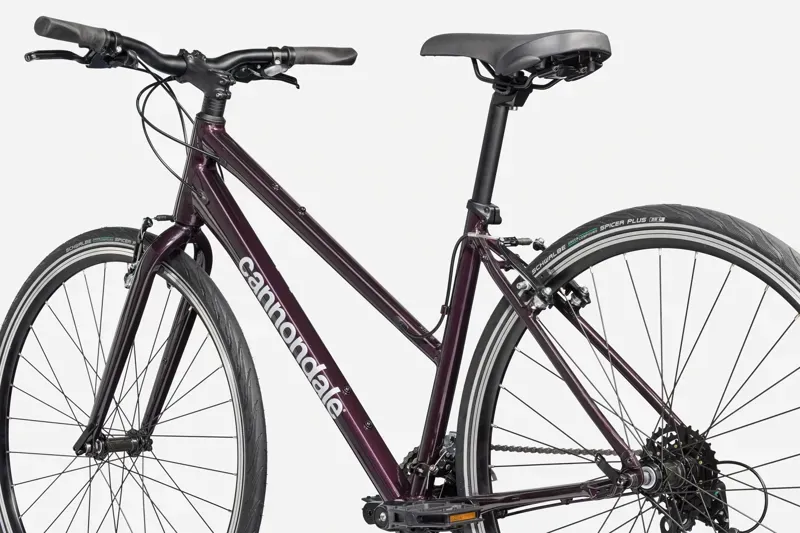 Cannondale Quick 4 StepThru Hybrid Bike in Royal Purple-5