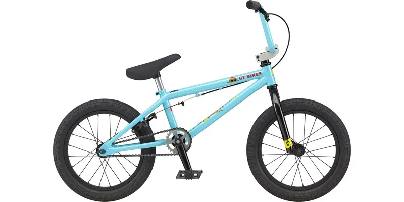 2021 GT Lil Performer 16in Kids BMX Bike in Blue