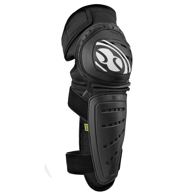 iXS Mallet Knee/Shin Guard: Black SM Black Small