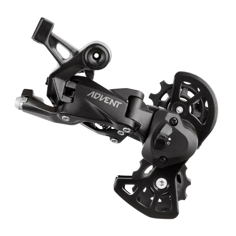 microSHIFT ADVENT Super Short Cage Clutch Rear Derailleur in Black