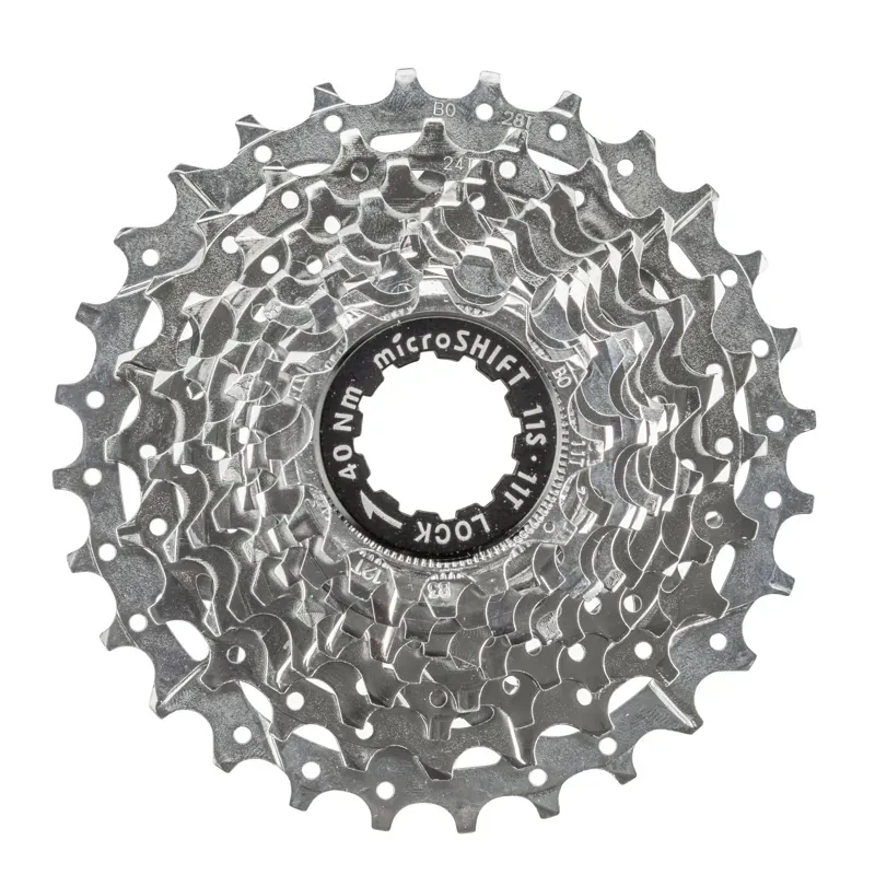 microSHIFT H-Series 11 Speed 11-32 Cassette in Silver