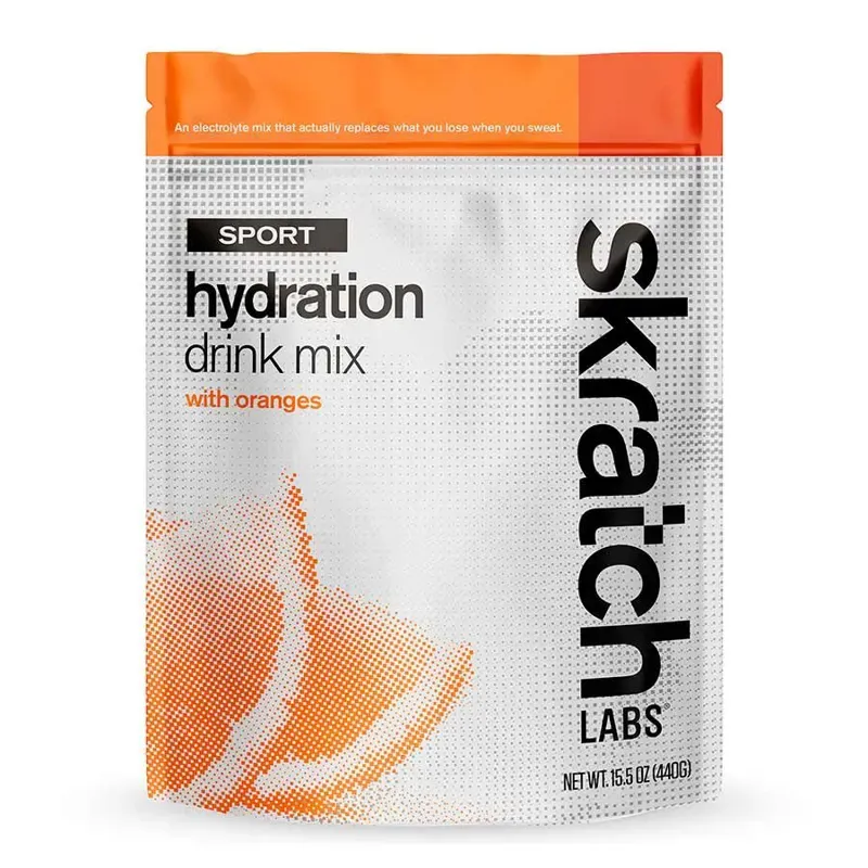 Skratch Labs Sport Hydration 20x Serving Drink Pouch in Orange