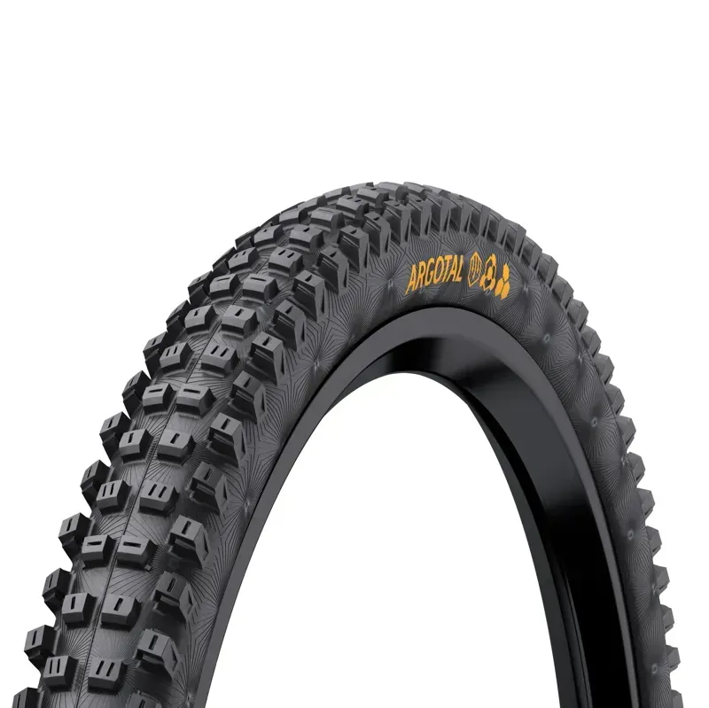 Continental Argotal Tire - 29 X 2.40 Tubeless Folding Black SuperSoft Downhill Casing E25 Black 29 x 2.40