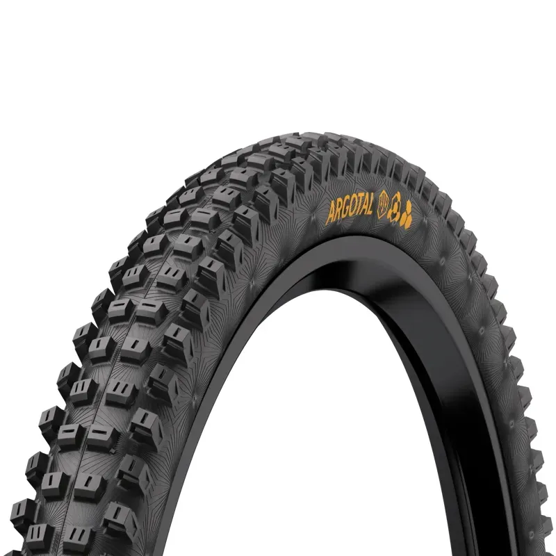 Continental Argotal Tire - 29 X 2.40 Tubeless Folding Black SuperSoft Downhill Casing E25 Black 29 x 2.40-1
