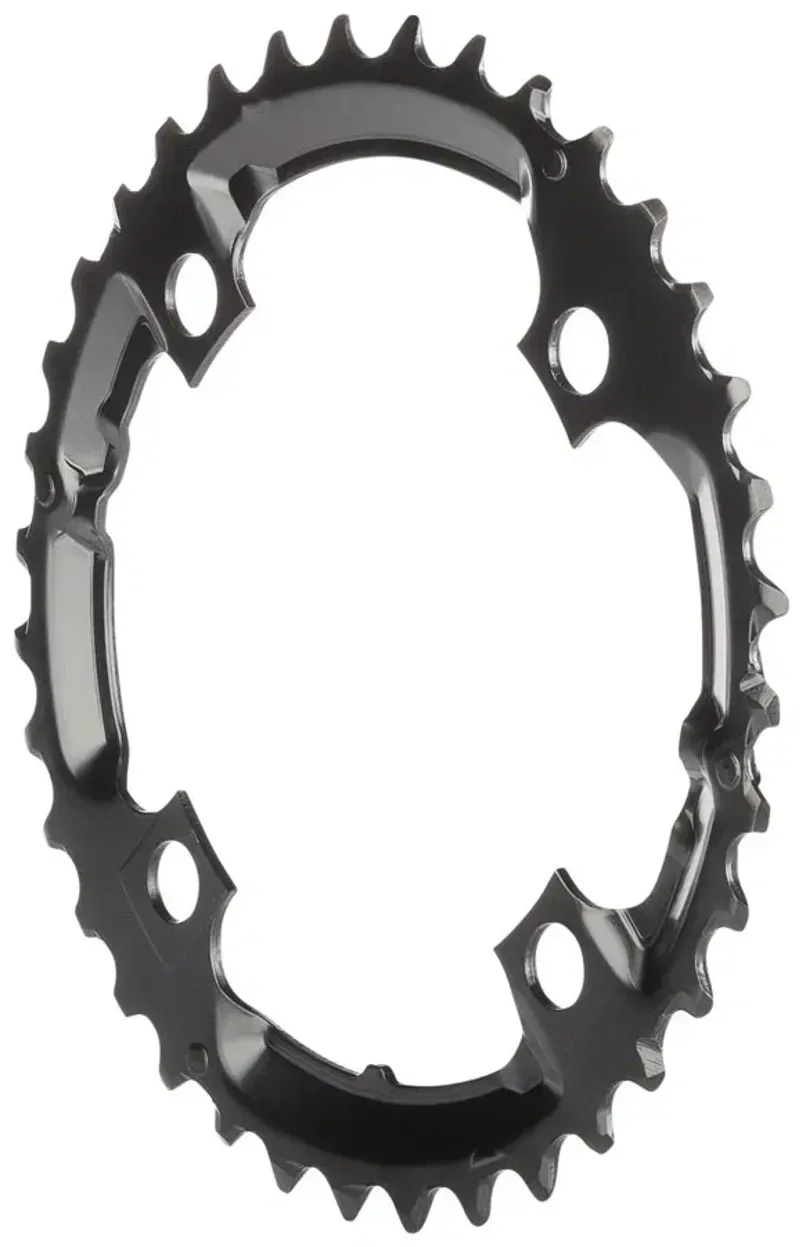 Shimano Deore M590 36-tooth 104-bcd 4-bolt 9-speed Chainring in Black-1