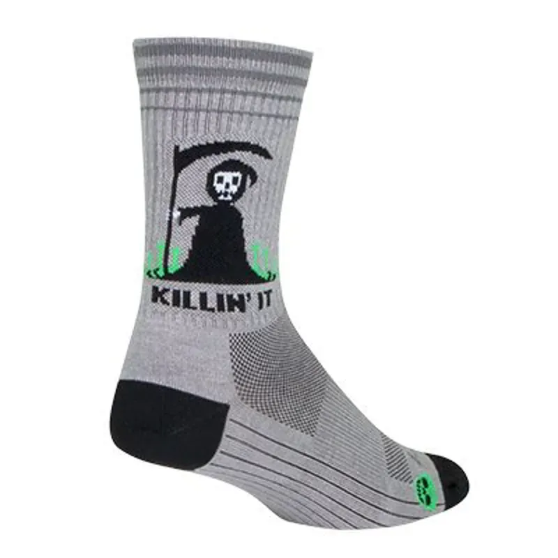 SockGuy Glazed Socks in Gray