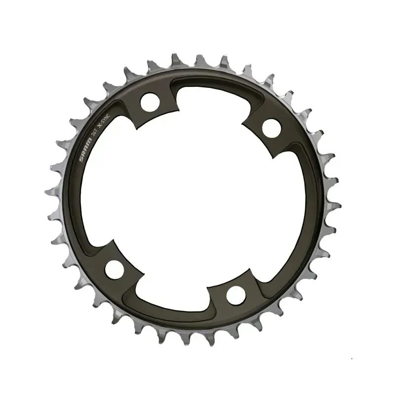 SRAM 36 Tooth 107mm BCD X 4-Bolt 1x12-Speed X-Sync Chainring Blast Black