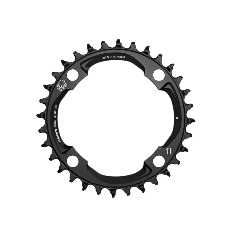 SRAM X-Sync 2 104-bcd 32-tooth 12-speed Chainring in Black