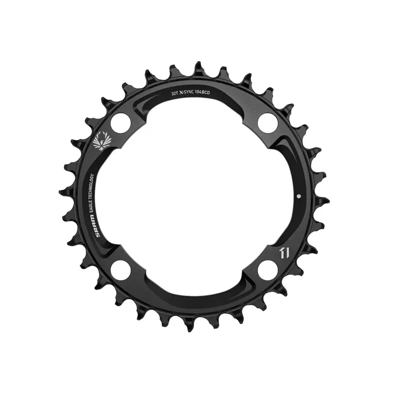 SRAM X-SYNC 2 Eagle E-MTB Chainring - 32t 94 BCD Aluminum Black