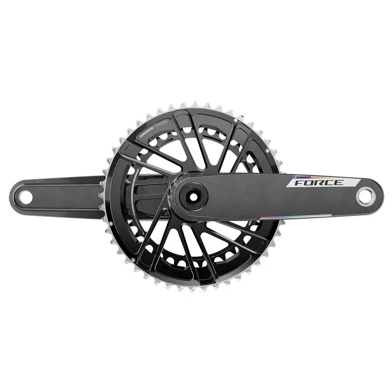SRAM Force Crankset - 172.5mm 12-Speed 46/33t 8-Bolt Direct Mount DUB Spindle Carbon E1 Carbon
