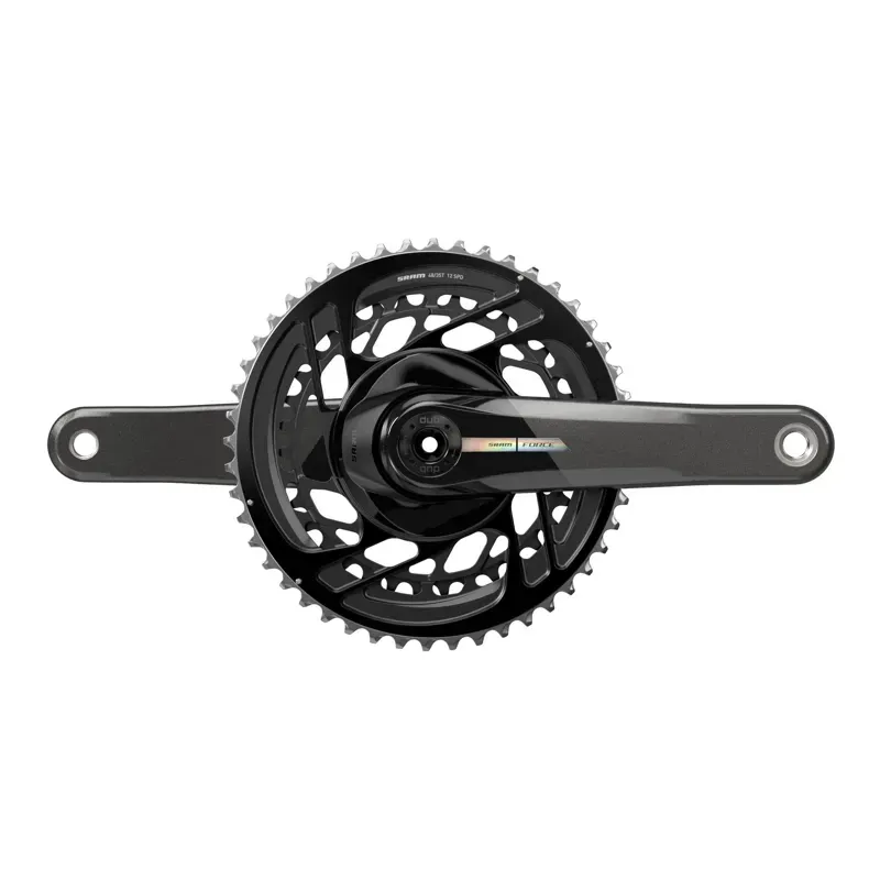 SRAM FORCE CRANKSET - 172.5MM 2X 12-SPEED 48/35T DIRECT MOUNT DUB SPINDLE INTERFACE IRIDESCENT GRAY D2