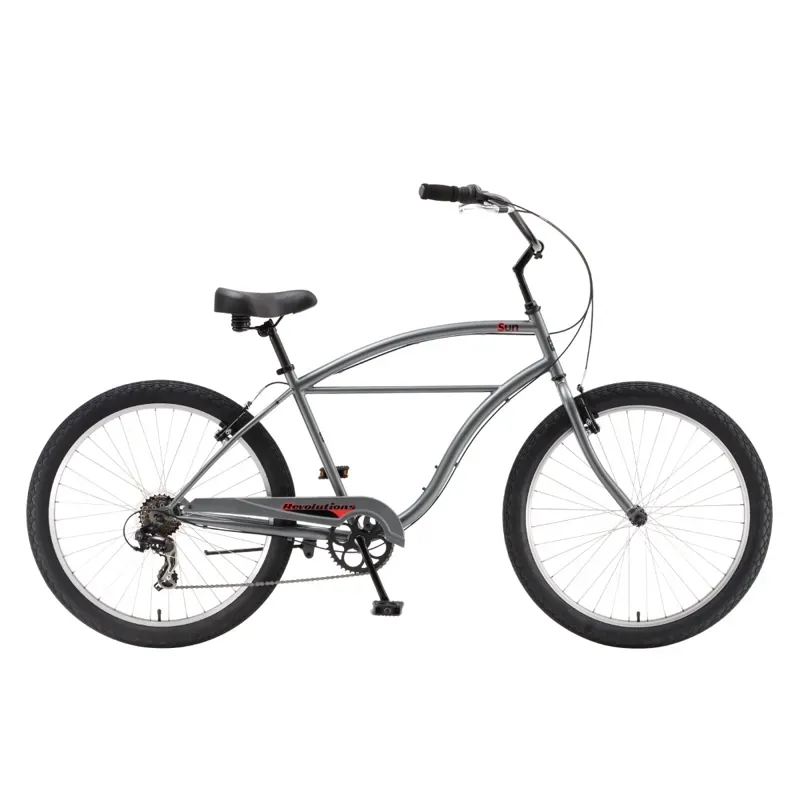 Sun Bicycles Revolution 7 Cruiser Bike in Graphite Metallic