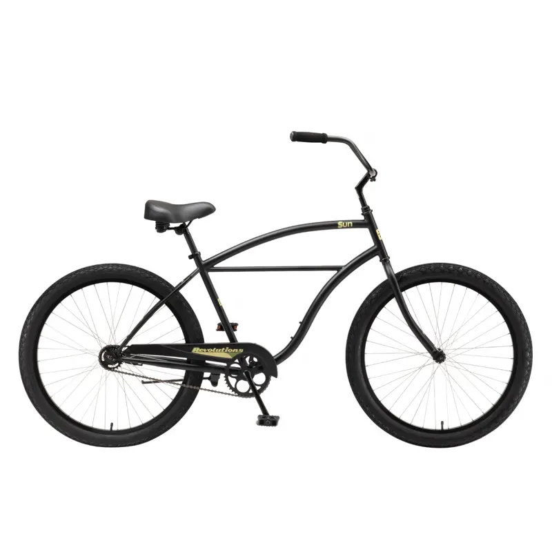 Sun Bicycles Revolution CB-26 Cruiser Bike in Satin Black