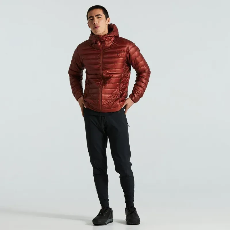 Specialized Packable Down Jacket in Rusted Red