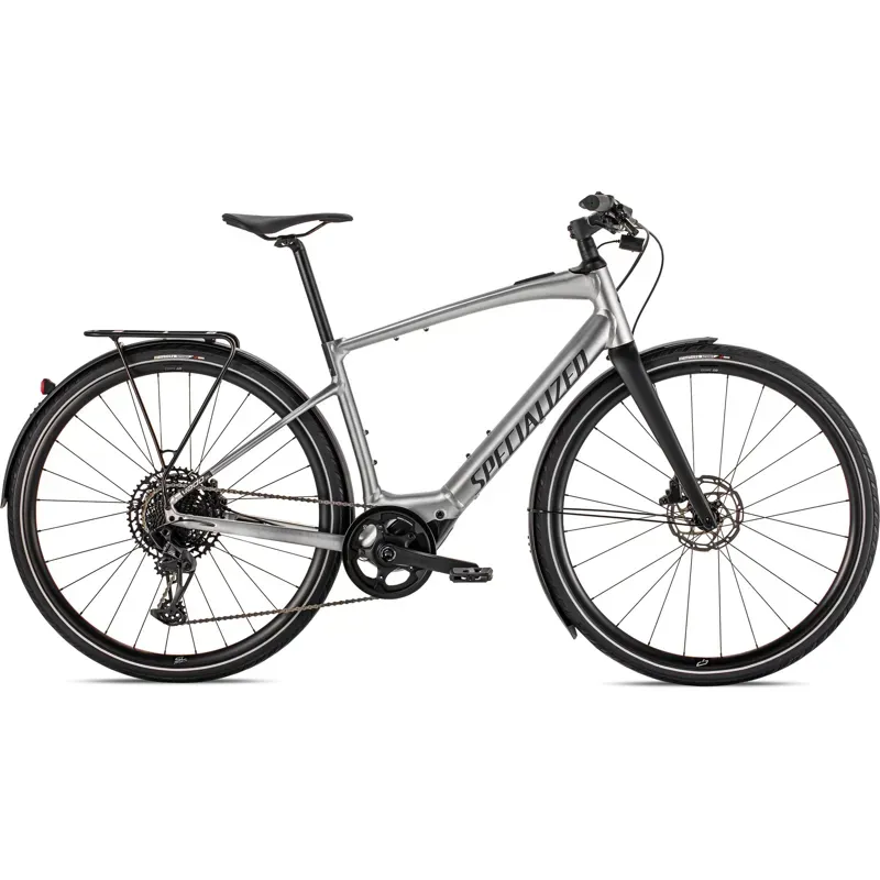Specialized Turbo Vado SL 5.0 Electric Hybrid Bike in Silver