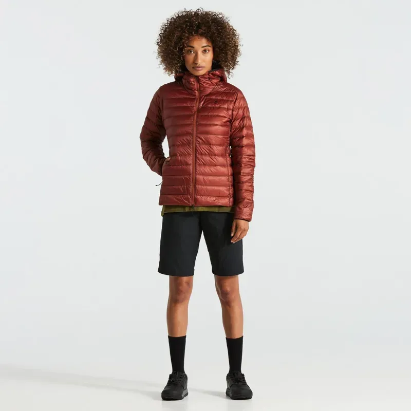 Specialized Packable Women's Down Jacket in Rusted Red