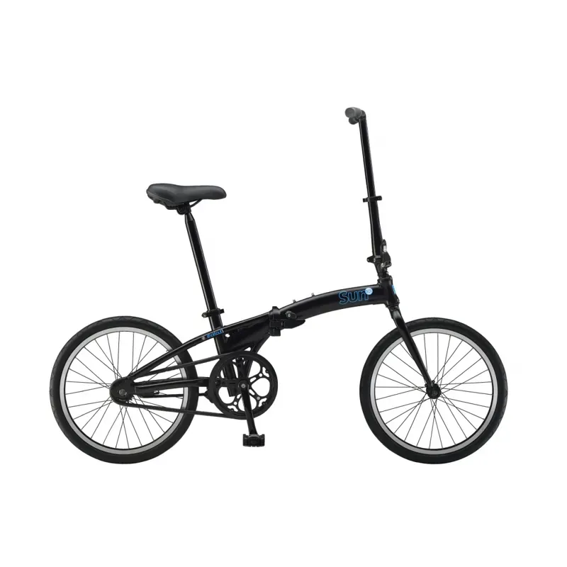 Bike Sun Shortcut 1 Folding Bike in Satin Black