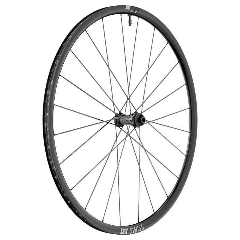 DT Swiss PR 1600 Spline Db 700c 12x100 Front Wheel in Black