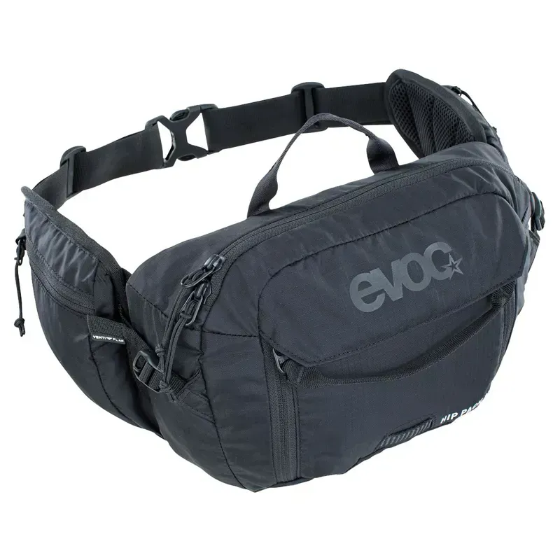 Evoc 3-litre Hip Pack Hydration Pack w/ 1.5-litre Bladder in Black