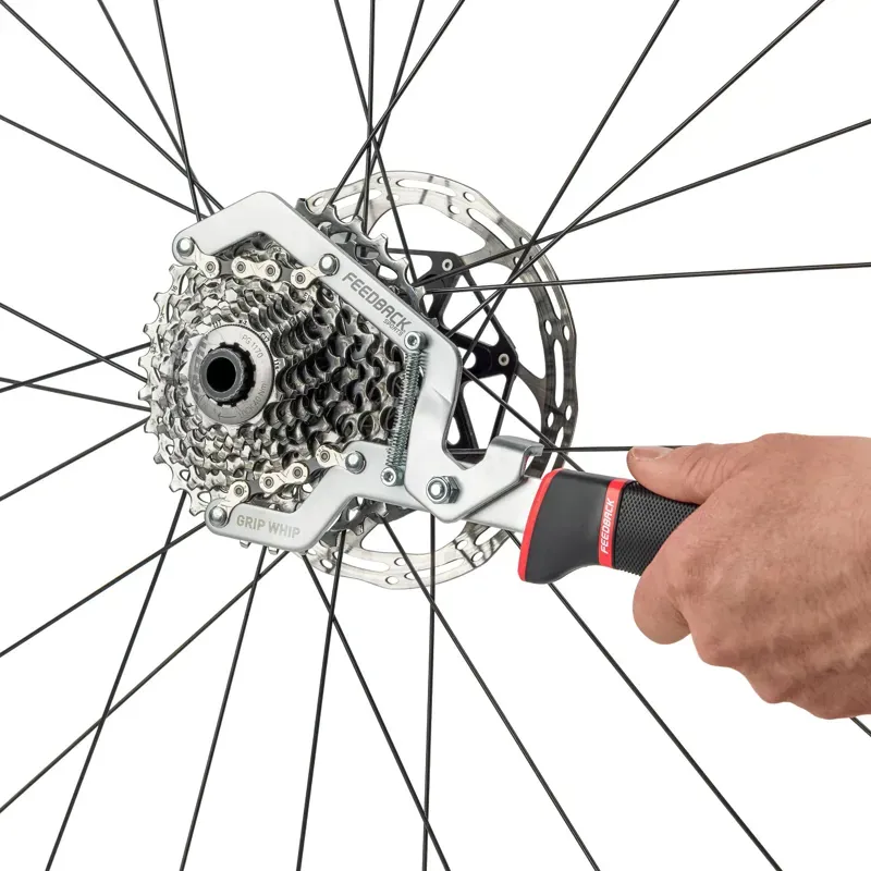 Feedback Sports Grip Whip Cassette Pliers in Silver/Black-2