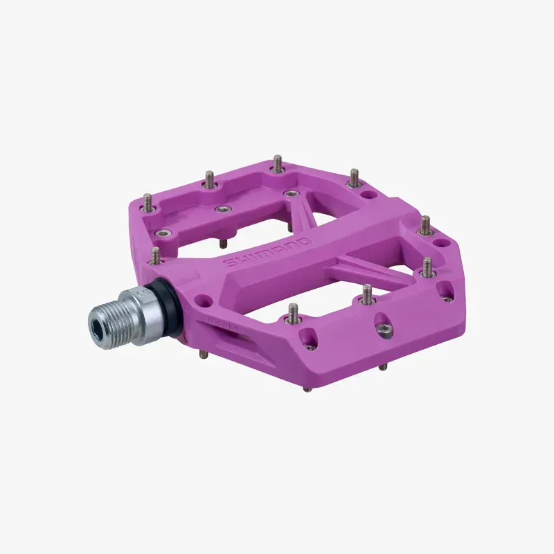 Shimano PD-GR400 Deore Flat Pedals in Purple-4
