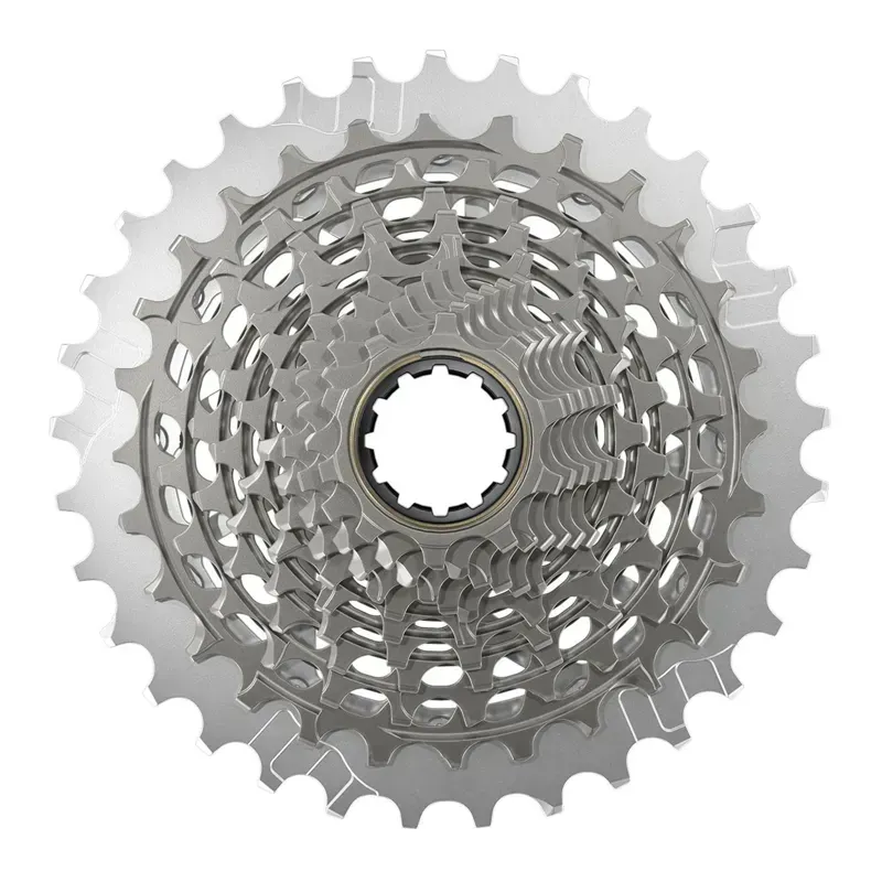SRAM RED XG-1290 Cassette - 12-Speed 10-33t For XDR Driver Body Silver E1 Silver