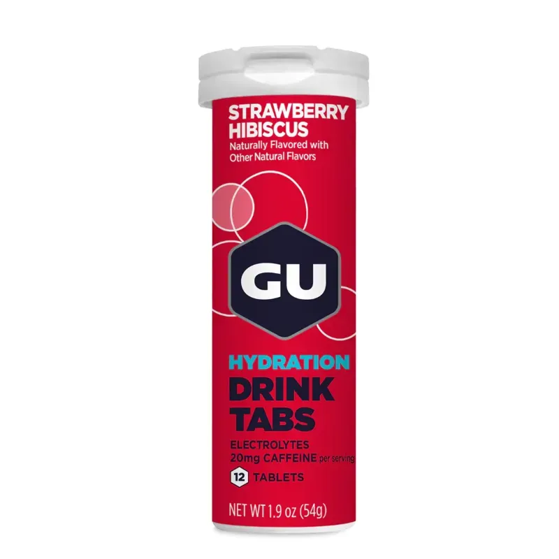 Gu Hydration Drink Tabs 12x8-pack - Strawberry Hibiscus