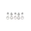 Problem Solvers 12.5mm Chainring Bolts in Chromoly Silver