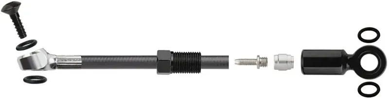 Jagwire Sport DOT Hydr. Hose Kit SRAM Road Flat Mount 2000mm in Black