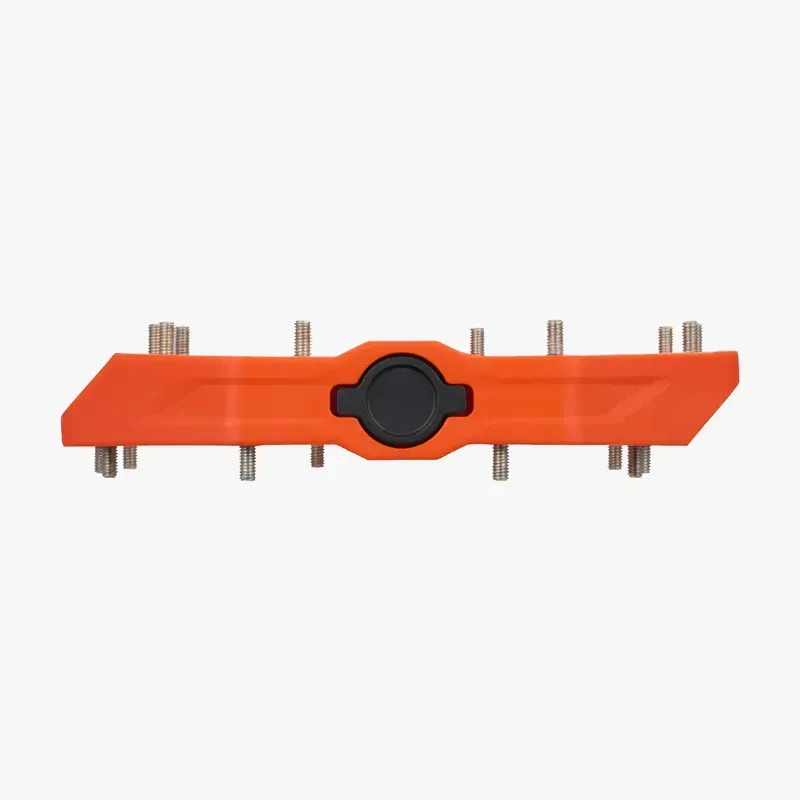 Shimano PD-GR400 Deore Flat Pedals in Orange-1