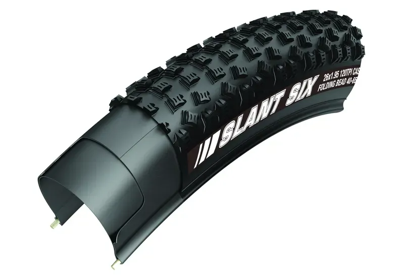 Kenda Slant Six 20x2.6 Clincher Wire Tires in Black