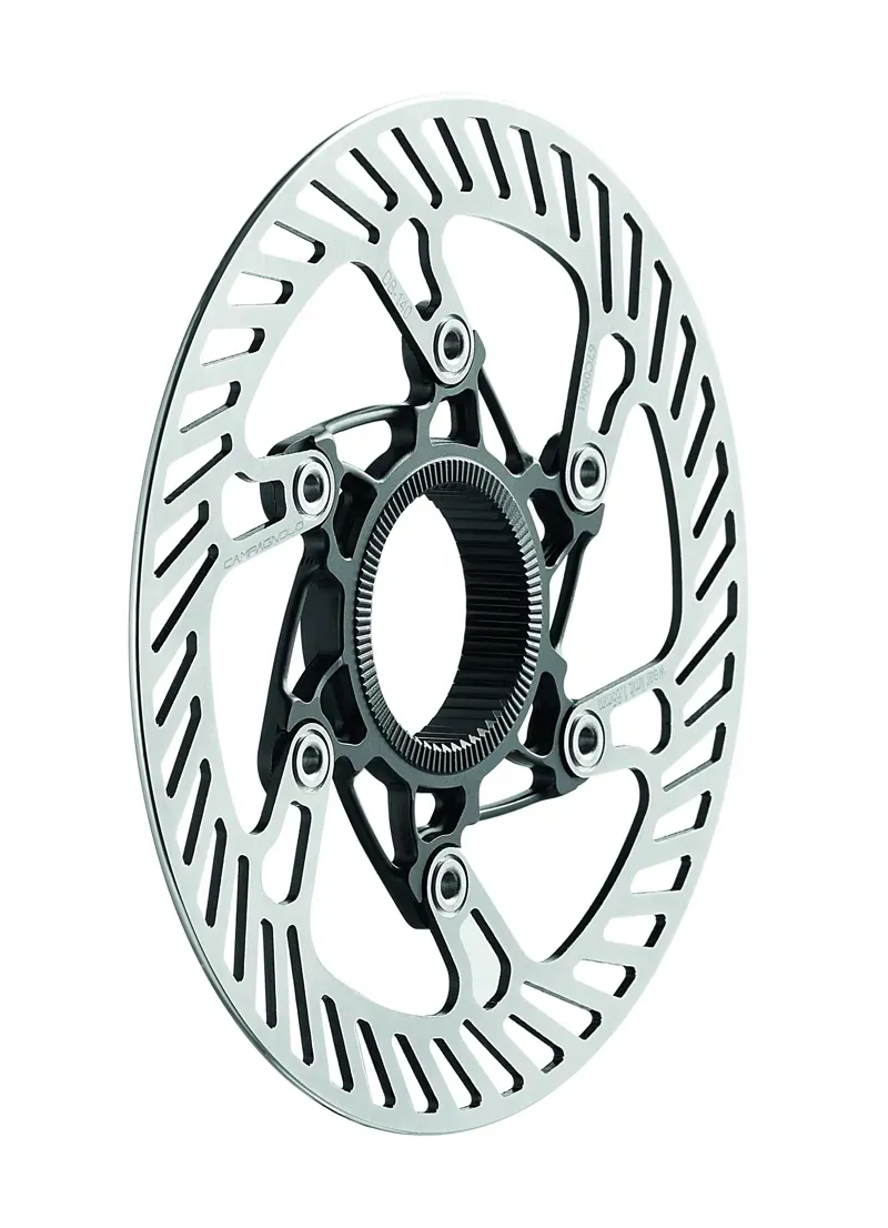 Campagnolo 03 Disc Brake Rotor - 140mm Center Lock Silver/ Black 140