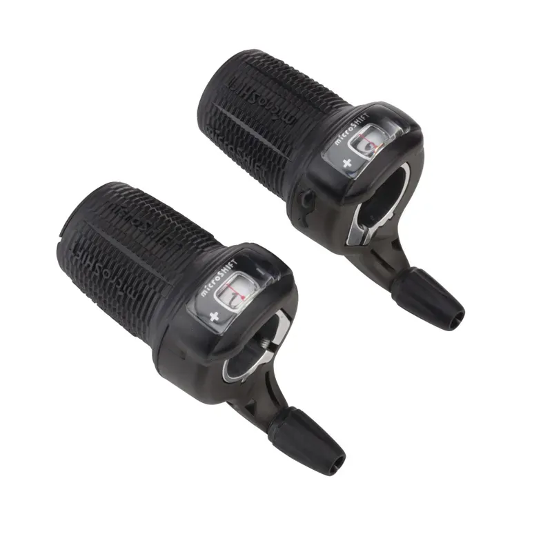 Microshift DS85 Right 9-Speed Optical Indicator Twist Shifter in Black-1